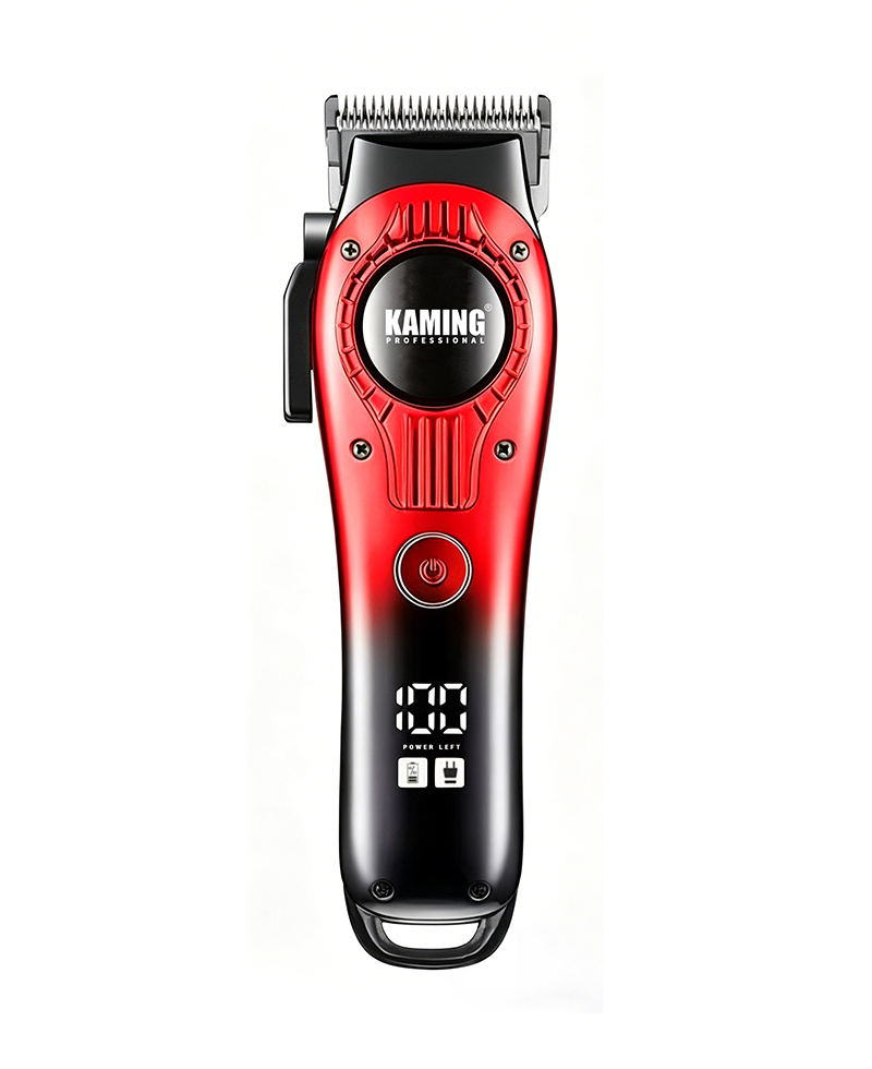 Kaming 1708 Tondeuse à cheveux électrique silencieuse, tondeuse professionnelle pour utilisation en salon avec affichage numérique