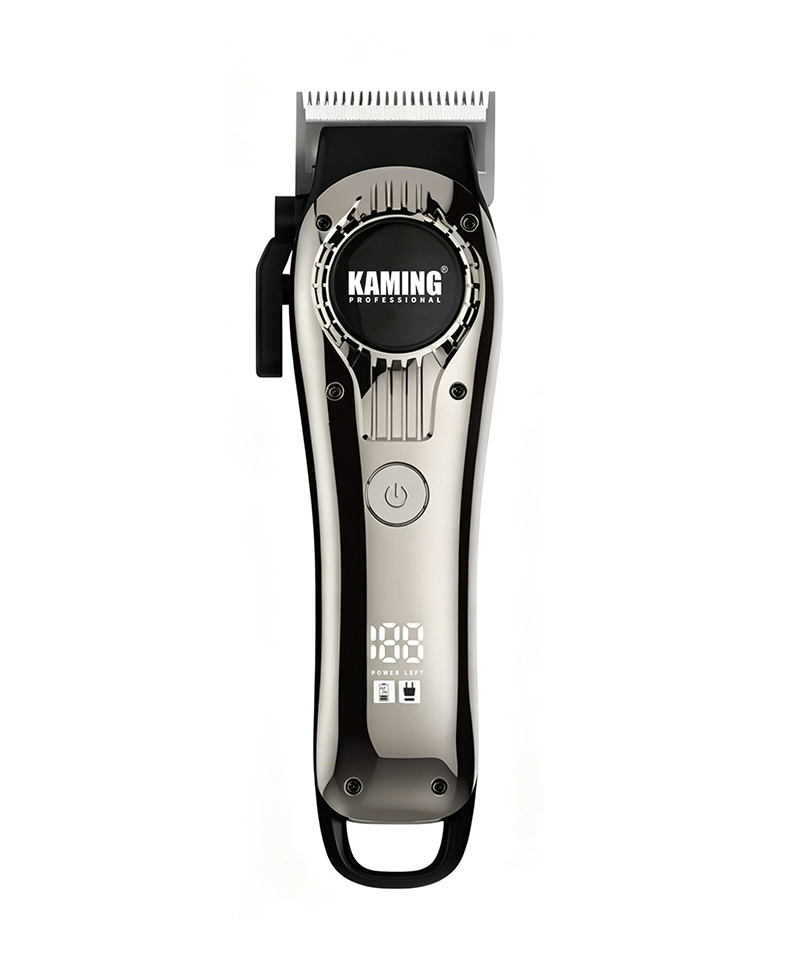 Kaming 1708 Tondeuse à cheveux électrique silencieuse, tondeuse professionnelle pour utilisation en salon avec affichage numérique
