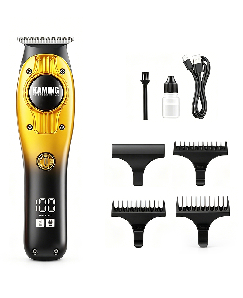Kaming 1710 Tondeuse à cheveux professionnelle à affichage numérique Zero Gap