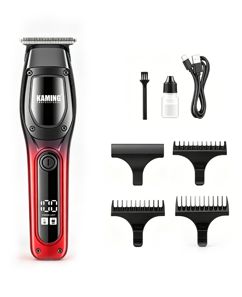 Kaming1711 nouvelle tondeuse à cheveux électrique pour hommes affichage numérique zéro écart 7000 tr/min tondeuse de détail commerce transfrontalier