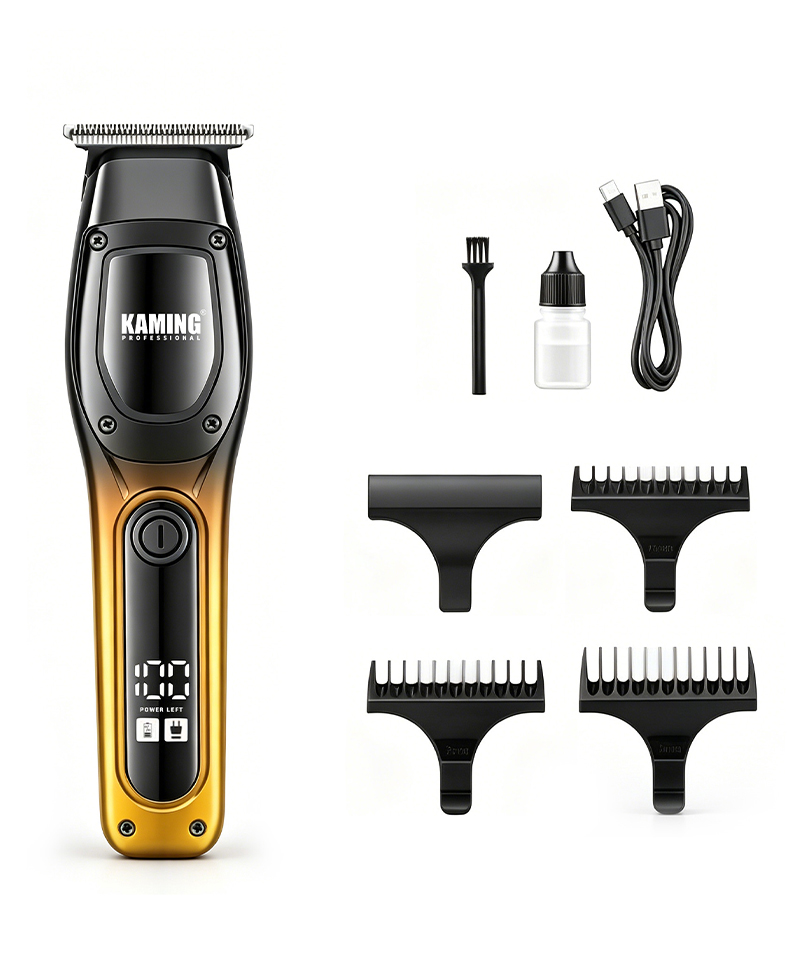 Kaming1711 nouvelle tondeuse à cheveux électrique pour hommes affichage numérique zéro écart 7000 tr/min tondeuse de détail commerce transfrontalier