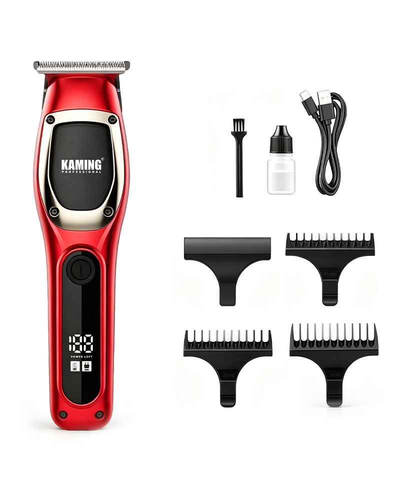 Kaming1711 nouvelle tondeuse à cheveux électrique pour hommes affichage numérique zéro écart 7000 tr/min tondeuse de détail commerce transfrontalier